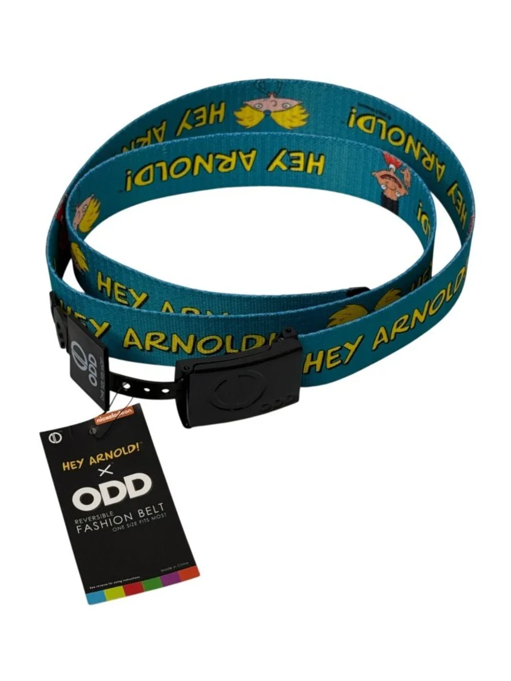 Hey Arnold! ODD Reversible Fashion Belt One Size NWT Nickelodeon